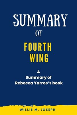 Cover image for Summary of Fourth Wing By Rebecca Yarros