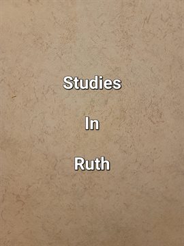 Cover image for Studies In Ruth