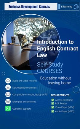 Cover image for Introduction to English Contract Law - Self-Study Course