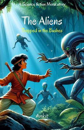 Cover image for The Aliens: Trapped in the Bushes - A Science Fiction Moral Story