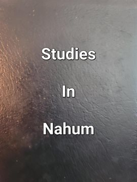 Cover image for Studies In Nahum