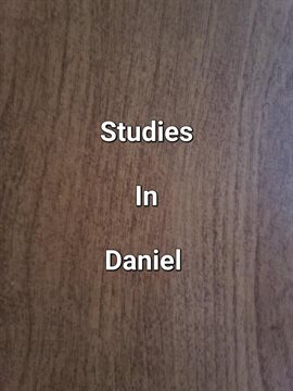 Cover image for Studies In Daniel