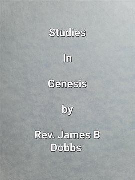 Cover image for Studies In Genesis