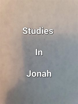 Cover image for Studies In Jonah