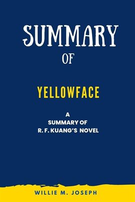 Cover image for Summary of Yellowface by R. F. Kuang