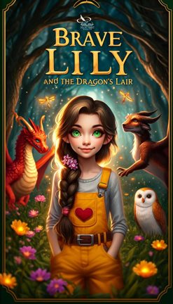 Cover image for Brave Lily and the Dragon's Lair