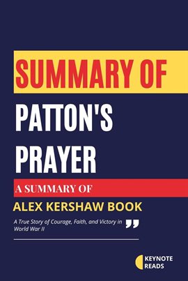 Cover image for Summary of Patton's Prayer by Alex Kershaw