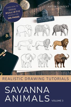 Cover image for Learn to Draw Savanna Animals