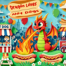 Cover image for Dragon Loves Hot Dogs