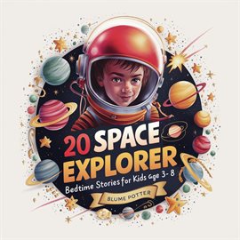 Cover image for 20 Space Explorer Bedtime Stories for Kids Age 3 - 8