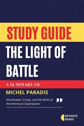 Cover image for Study Guide of the Light of Battle by Michel Paradis (Keynote Reads)