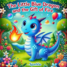Cover image for The Little Blue Dragon and the Gift of Fire