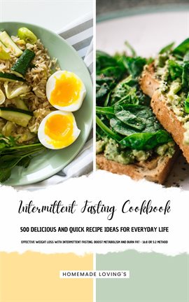 Cover image for Intermittent Fasting Cookbook - 500 Delicious and Quick Recipe Ideas for Everyday Life (Effective