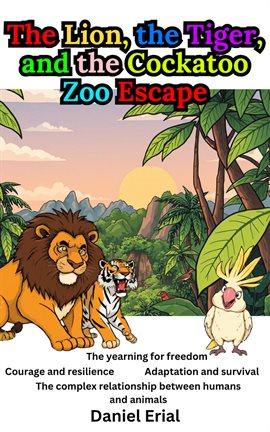 Cover image for The Lion, the Tiger, and the Cockatoo Zoo Escape