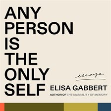 Cover image for Any Person Is the Only Self