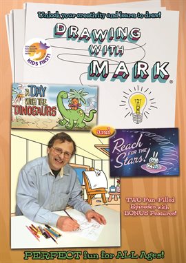 Imagen de portada para Drawing with Mark A Day With the Dinosaurs & Reach for the Stars