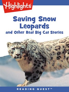 Cover image for Saving Snow Leopards and Other Real Big Cat  Stories