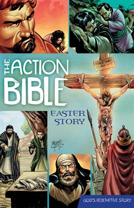 Cover image for The Action Bible Easter Story