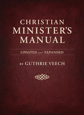 Cover image for Christian Minister's Manual