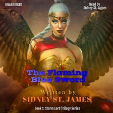 Cover image for The Flaming Blue Sword