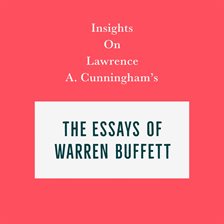 Cover image for Insights on Lawrence A. Cunningham's The Essays of Warren Buffett