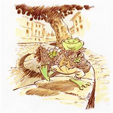 Cover image for The Enchanted Burrow and the Missing Frog