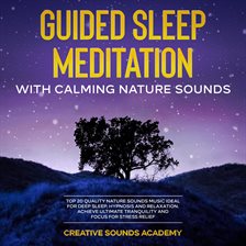 Cover image for Guided Sleep Meditation With Calming Nature Sounds: Top 20 Quality Nature Sounds Music Ideal for