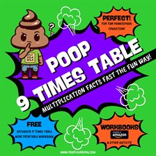 Cover image for Poop 9 Times Table - Learn Multiplication Facts Fast the Fun Way