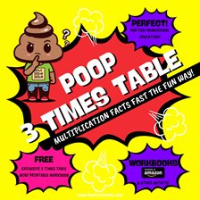 Cover image for Poop 3 Times Table - Learn Multiplication Facts Fast the Fun Way