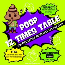 Cover image for Poop 12 Times Table - Learn Multiplication Facts Fast the Fun Way