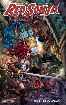 Cover image for Red Sonja: Worlds Away Vol. 1
