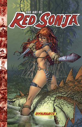 Cover image for The Art of Red Sonja