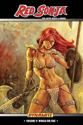 Cover image for Red Sonja: She-Devil with a Sword Vol. 5: World on Fire