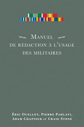 Cover image for Manuel de rédaction à l'usage des militaires