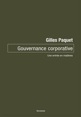 Cover image for Gouvernance corporative