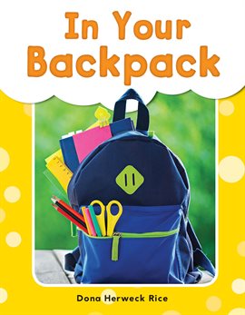 Imagen de portada para In Your Backpack