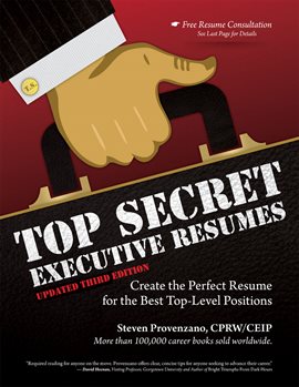 Cover image for Top Secret Executive Resumes