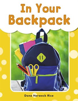 Imagen de portada para In Your Backpack