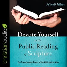 Cover image for Devote Yourself to the Public Reading of Scripture