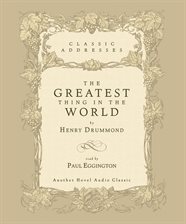 Imagen de portada para The Greatest Thing in the World
