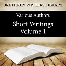 Cover image for Short Writings Volume 1