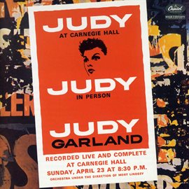 Cover image for Judy At Carnegie Hall