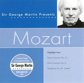 Cover image for Sir George Martin Presents Mozart