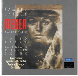Cover image for Barber: Fadograph Of A Yestern Scene; Medea Suite; Third Essay
