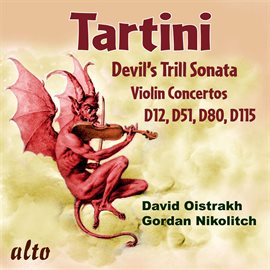 Cover image for Tartini: Devil's Trill Sonata; Violin Concertos D12, D51, D80, & D115