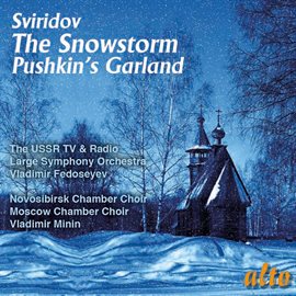 Cover image for Sviridov: The Snowstorm; Pushkin's Garland