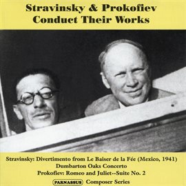 Cover image for Stravinsky & Prokofiev Conduct Their Works