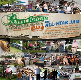Cover image for Graves Mountain All-star Jam (Rural Rhythm 55 Year Celebration Live Album)
