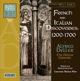 Cover image for Alfred Deller: French & Italian Discoveries