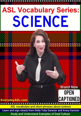 Imagen de portada para ASL Vocabulary Series: Science